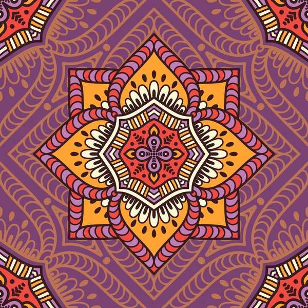 etnik çiçek seamless modeli