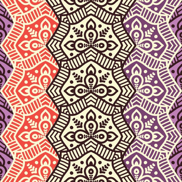 etnik çiçek seamless modeli