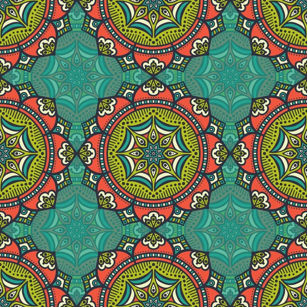 etnik çiçek seamless modeli