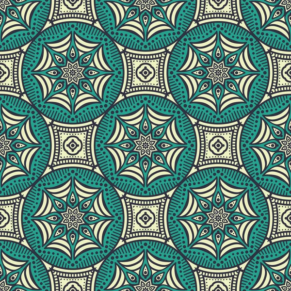 etnik çiçek seamless modeli