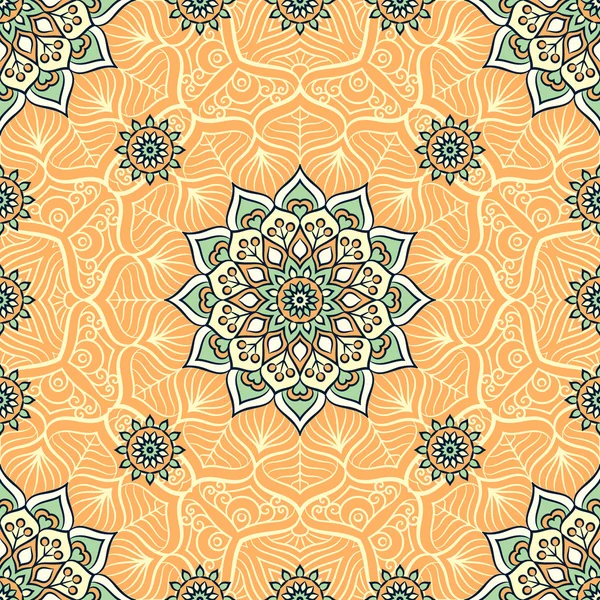 etnik çiçek seamless modeli