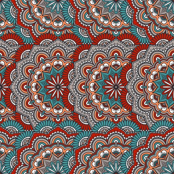 etnik çiçek seamless modeli