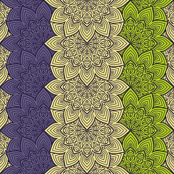 etnik çiçek seamless modeli