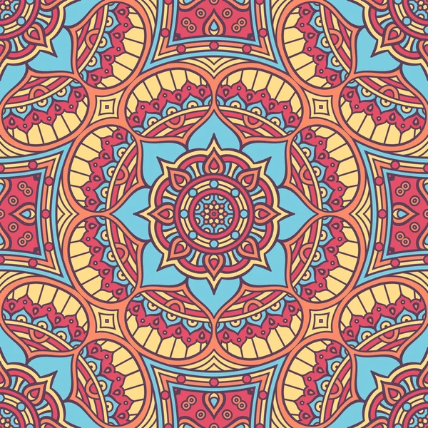 etnik çiçek seamless modeli