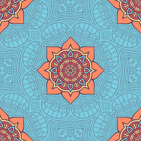 etnik çiçek seamless modeli