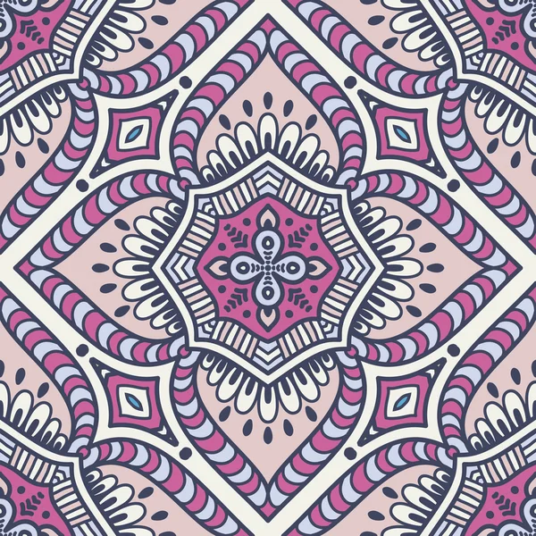 etnik çiçek seamless modeli