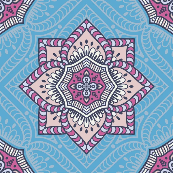 etnik çiçek seamless modeli