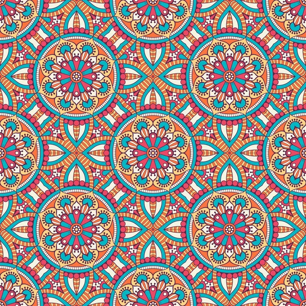 etnik çiçek seamless modeli