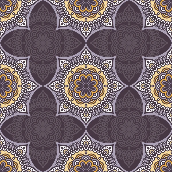 etnik çiçek seamless modeli