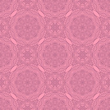 etnik çiçek seamless modeli