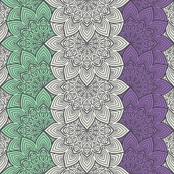 etnik çiçek seamless modeli