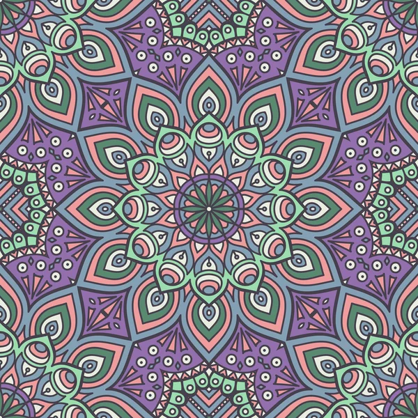 etnik çiçek seamless modeli