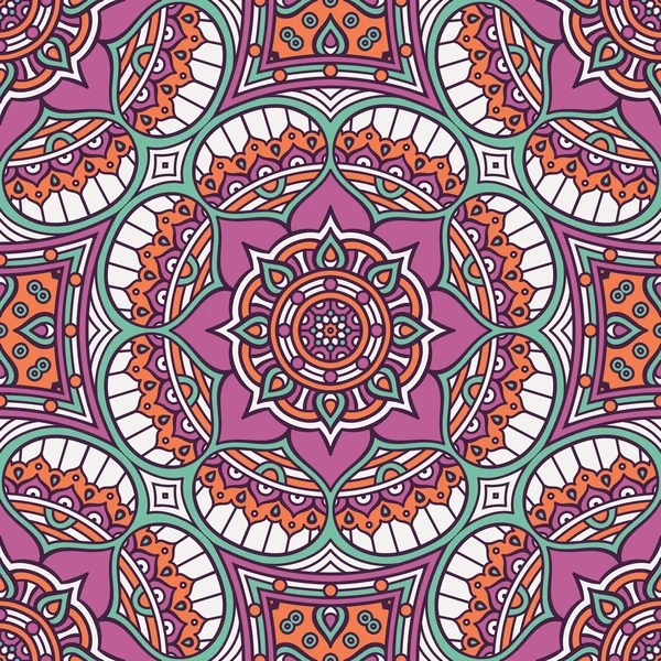 etnik çiçek seamless modeli