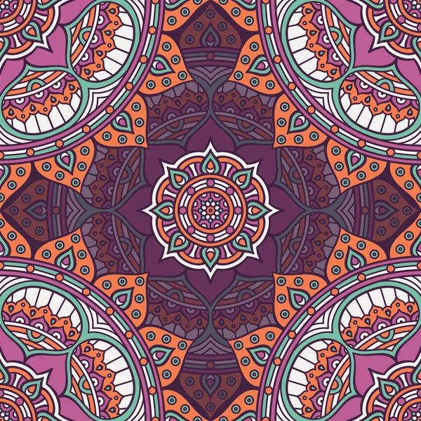 etnik çiçek seamless modeli