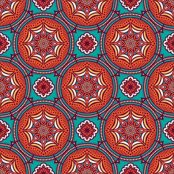 etnik çiçek seamless modeli