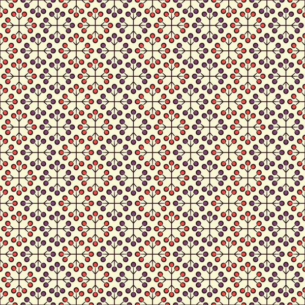 Ethnique floral motif sans couture — Image vectorielle