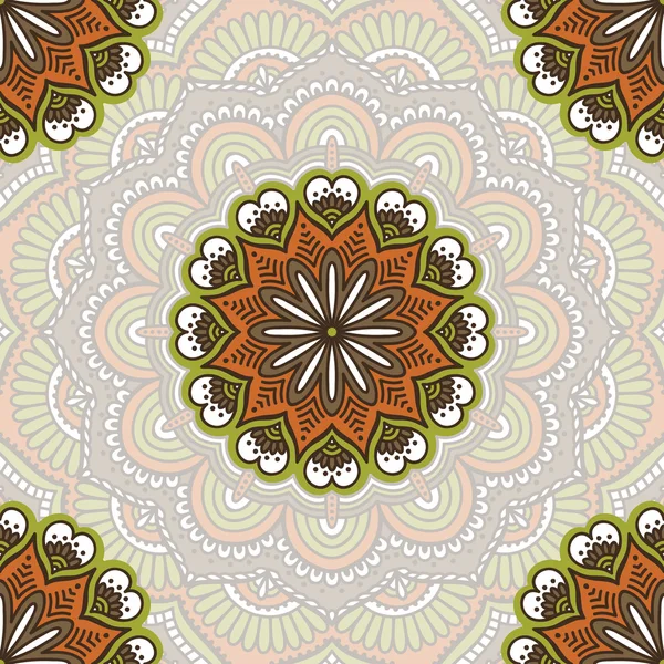 etnik çiçek seamless modeli