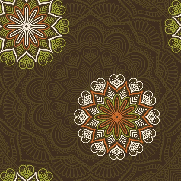 etnik çiçek seamless modeli