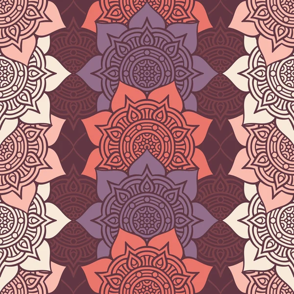 etnik çiçek seamless modeli