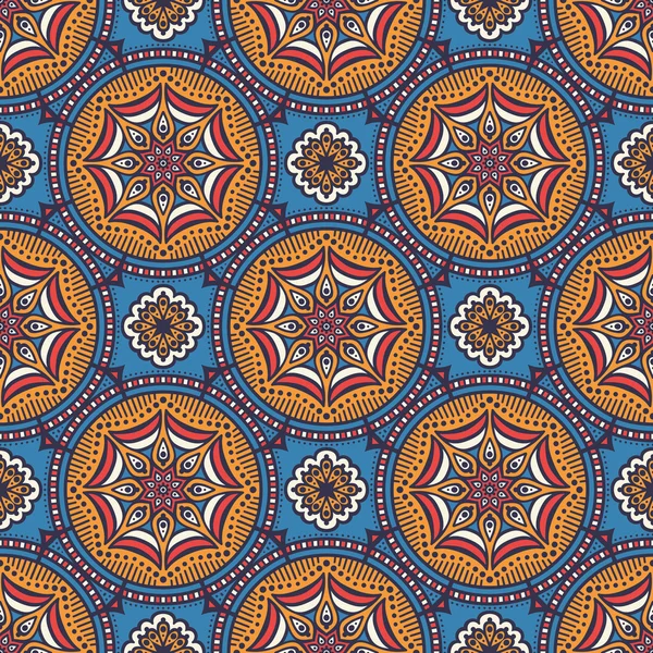 etnik çiçek seamless modeli