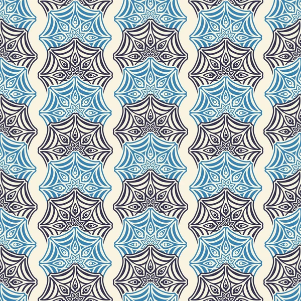 etnik çiçek seamless modeli