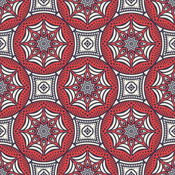 etnik çiçek seamless modeli