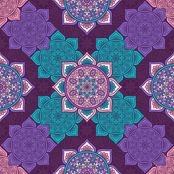 etnik çiçek seamless modeli