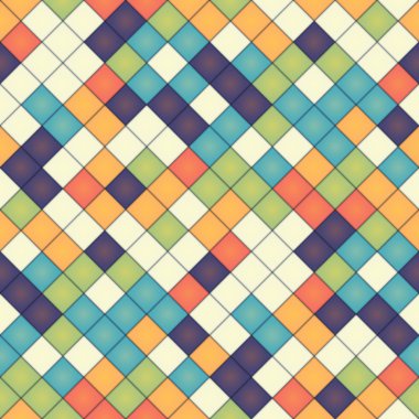 etnik çiçek seamless modeli