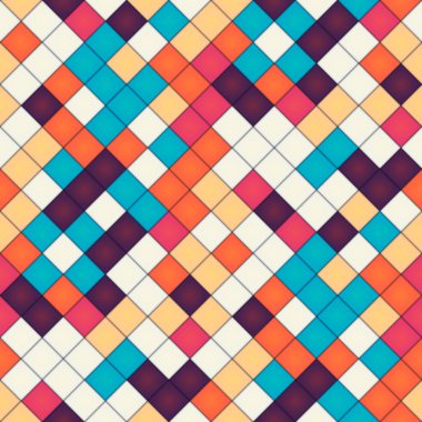 etnik çiçek seamless modeli