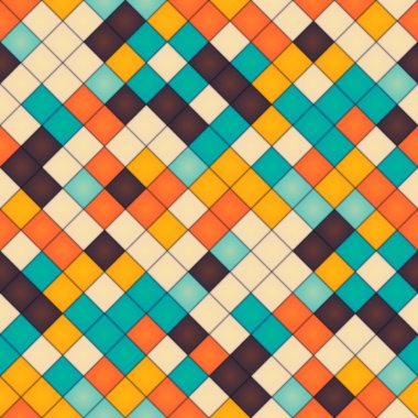 etnik çiçek seamless modeli