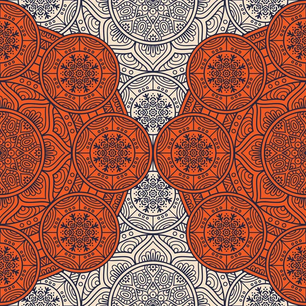 etnik çiçek seamless modeli