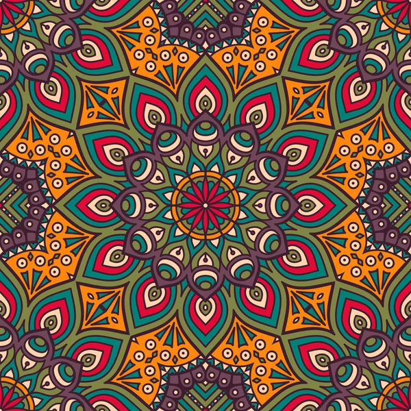 etnik çiçek seamless modeli