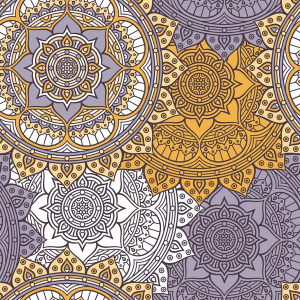 etnik çiçek seamless modeli