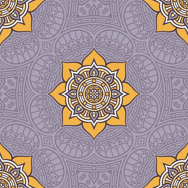 etnik çiçek seamless modeli