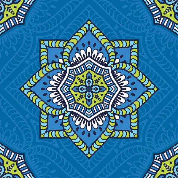 etnik çiçek seamless modeli