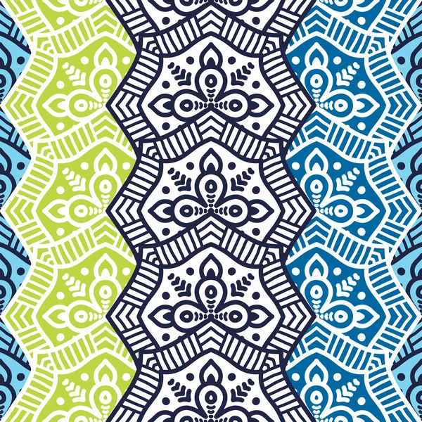 etnik çiçek seamless modeli