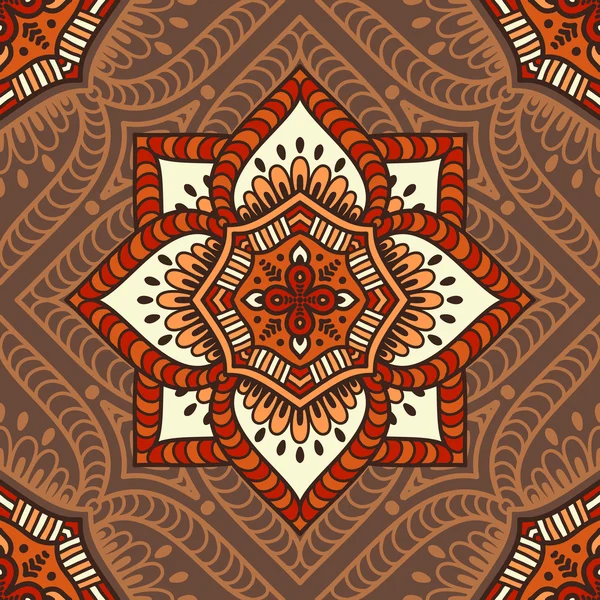 etnik çiçek seamless modeli