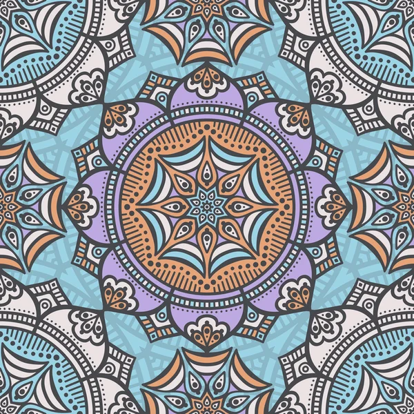 etnik çiçek seamless modeli