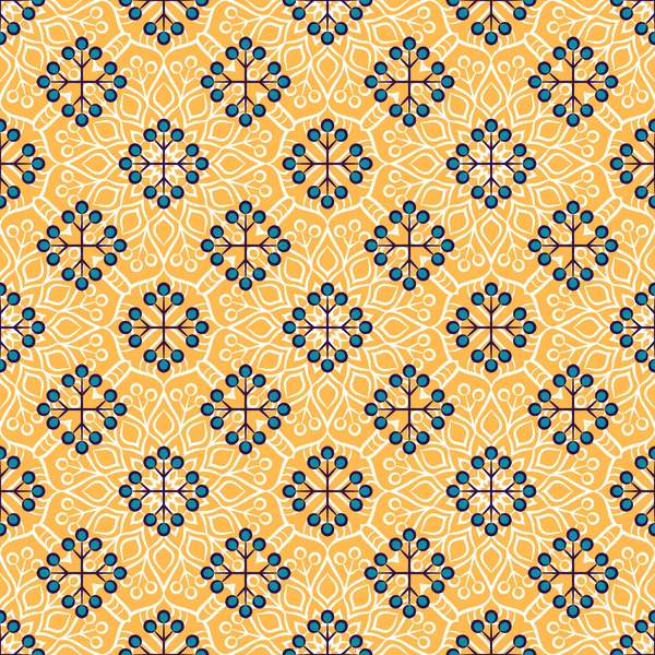 etnik çiçek seamless modeli