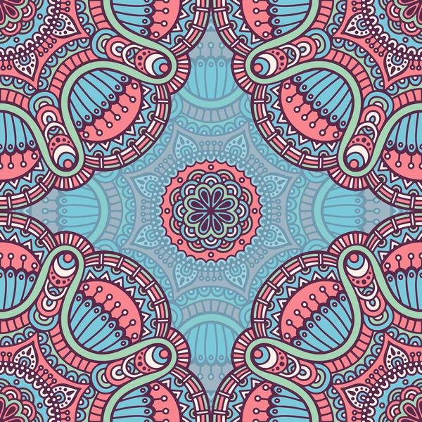 etnik çiçek seamless modeli