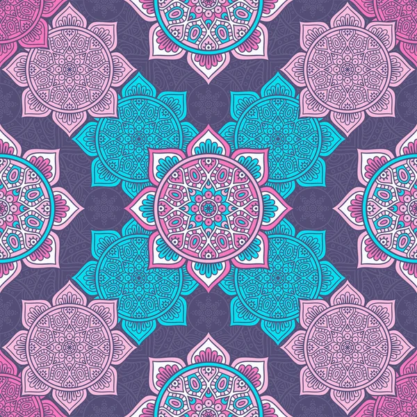 etnik çiçek seamless modeli