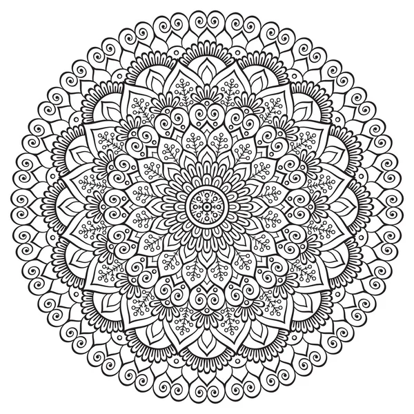 Vektör Hintli Mandala