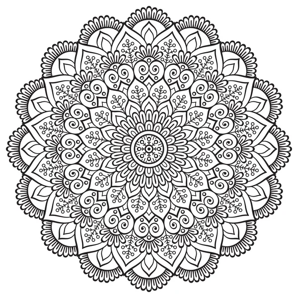 Vektör Hintli Mandala