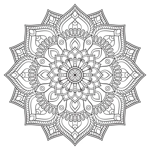 Vector indio Mandala — Vector de stock