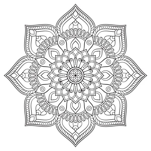 Vectorindiaan Mandala — Stockvector