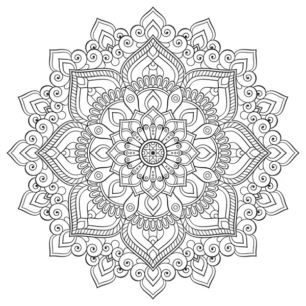 Vektör Hintli Mandala