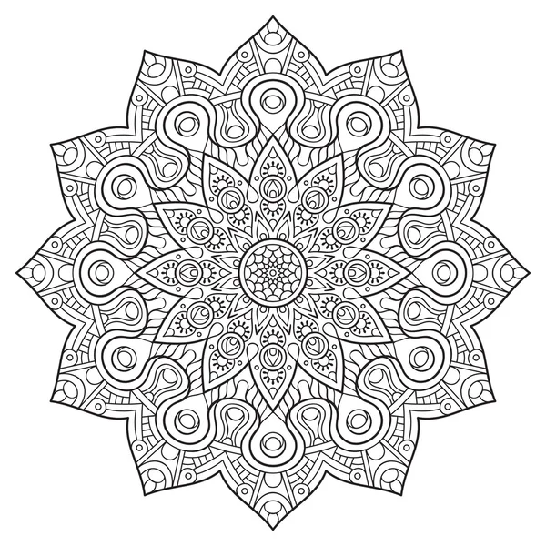 Vektör Hintli Mandala