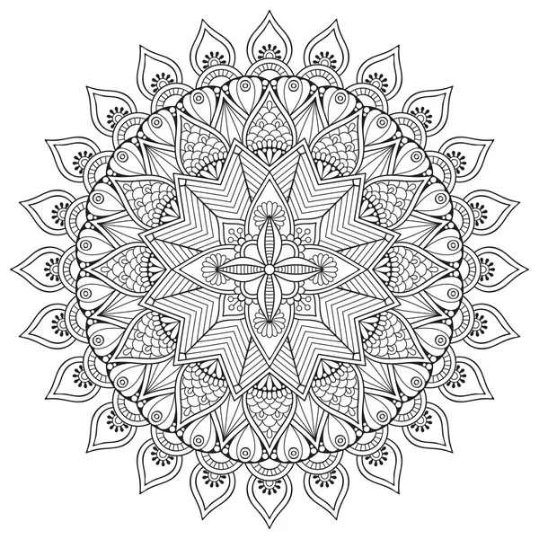 Vetor indiano Mandala — Vetor de Stock