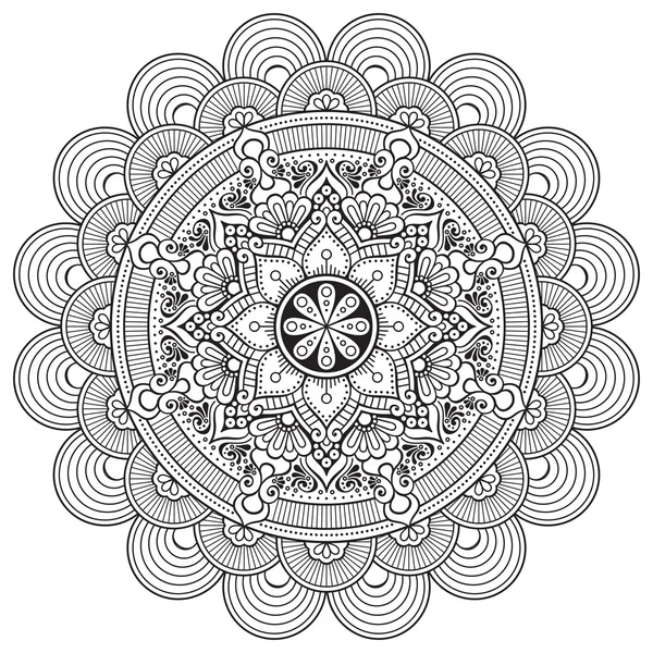 Mandala indiano vettoriale — Vettoriale Stock