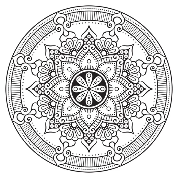 Vector indio Mandala — Archivo Imágenes Vectoriales